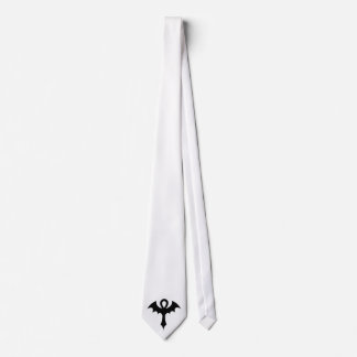 Ankh With Bat Wings Tie