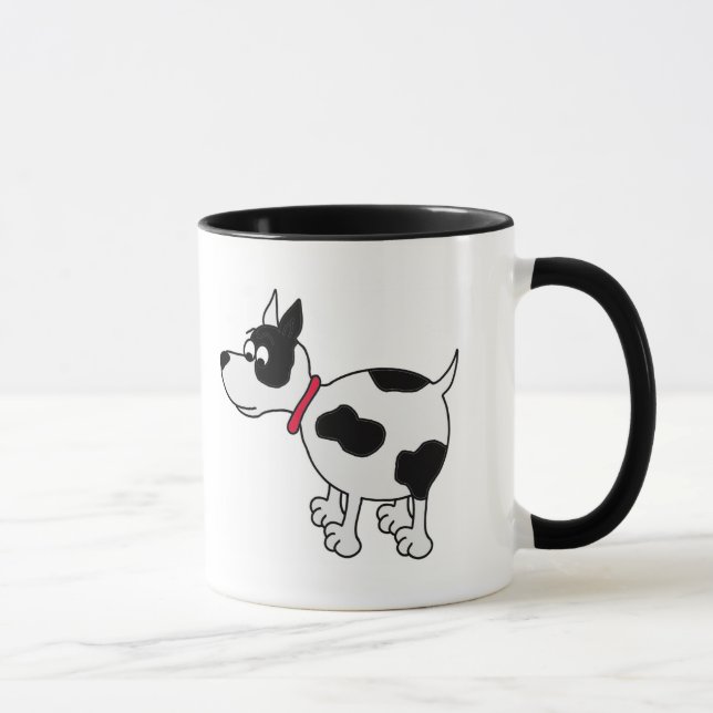 Ankle Biter Cartoon Dog Coffee Mug (Right)