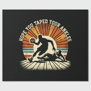 Ankle Breaker - Dynamic Basketball Showdown Wrapping Paper
