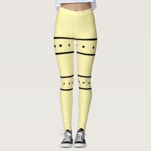 Ankle Leggings-Lemon Yellow Leggings