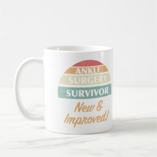 Ankle Surgery Survivor Humour Coffee Mug