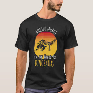 Ankylosaurus are my favourite dinosaurs Vintage Di T-Shirt