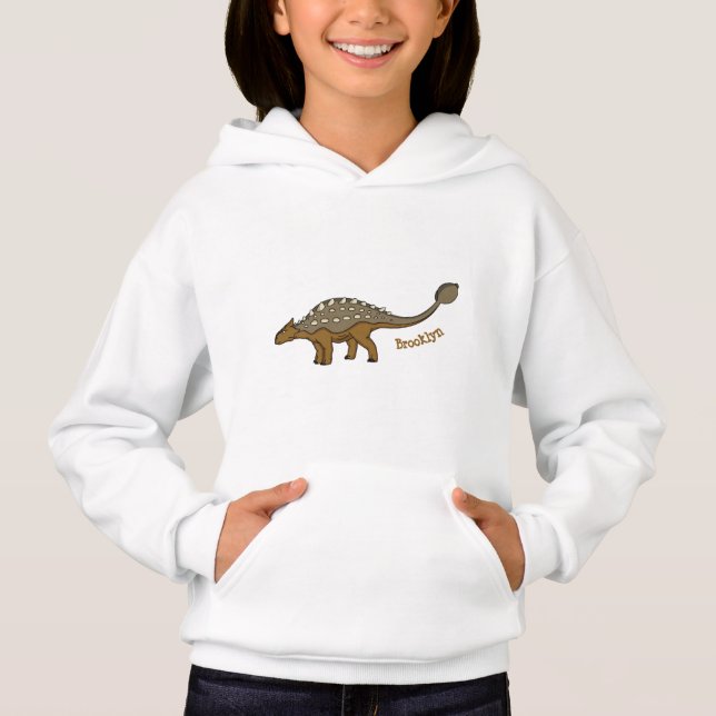 Ankylosaurus armoured dinosaur illustration (Front)