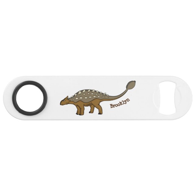 Ankylosaurus armoured dinosaur illustration (Front (Horizontal))