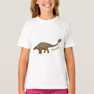 Ankylosaurus armoured dinosaur illustration T-Shirt