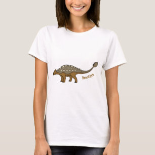 Ankylosaurus armoured dinosaur illustration T-Shirt