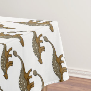 Ankylosaurus armoured dinosaur illustration tablecloth