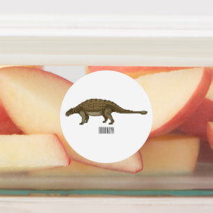 Ankylosaurus cartoon illustration