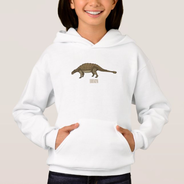 Ankylosaurus cartoon illustration  (Front)
