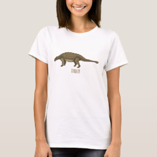 Ankylosaurus cartoon illustration T-Shirt
