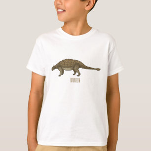 Ankylosaurus cartoon illustration  T-Shirt