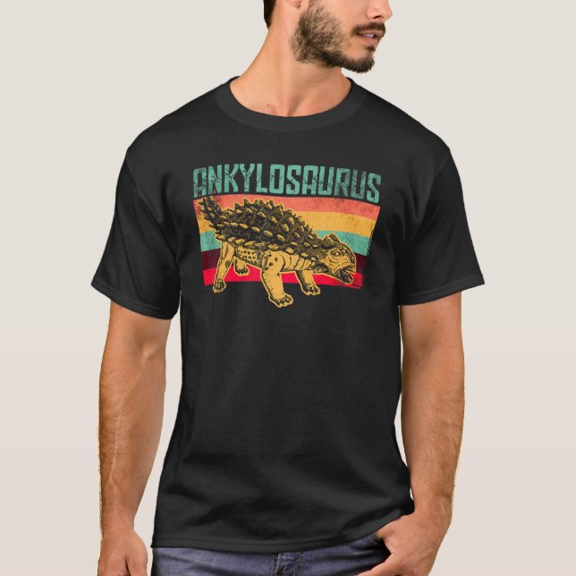 Ankylosaurus Dinosaur Prehistoric Animal Paleontol T-Shirt (Front)