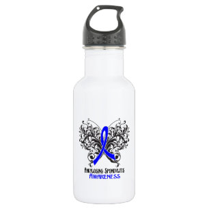 Ankylosing Spondylitis Awareness Butterfly 532 Ml Water Bottle