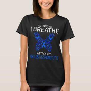 Ankylosing Spondylitis Awareness Ribbon attack AS T-Shirt