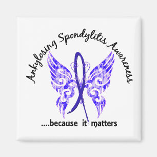 Ankylosing Spondylitis Butterfly 6.1 Magnet