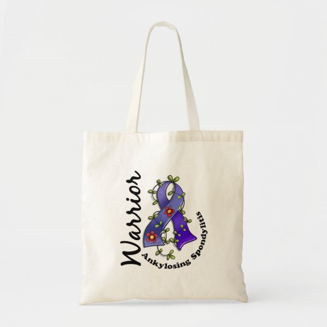 Ankylosing Spondylitis Warrior 15 Tote Bag (Front)