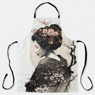 Anmutige japanische Geisha -  Apron