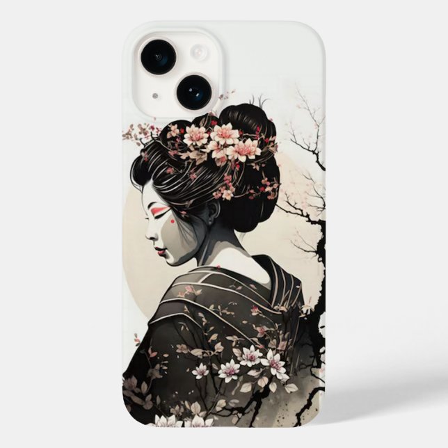 Anmutige japanische Geisha -  Case-Mate iPhone Case (Back)