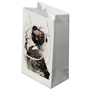 Anmutige japanische Geisha - Small Gift Bag
