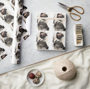 Anmutige japanische Geisha -  Wrapping Paper