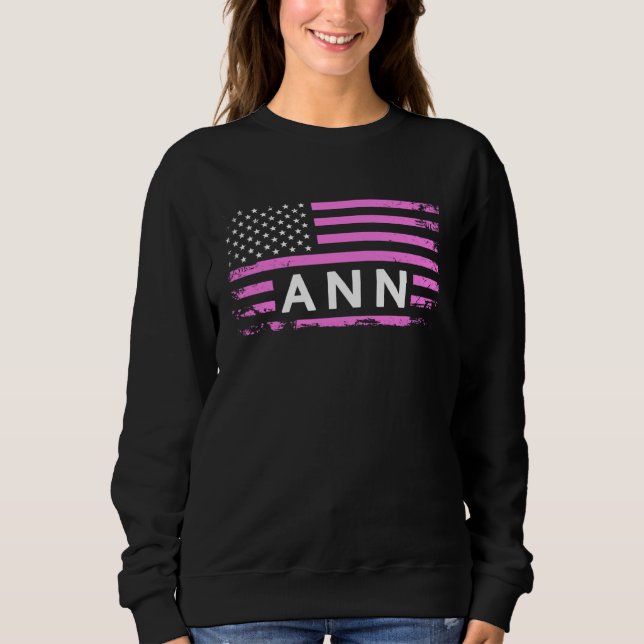 ANN AMERICAN FLAG  FOR ANN SWEATSHIRT (Front)