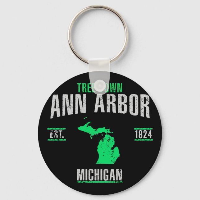 Ann Arbor Key Ring (Front)