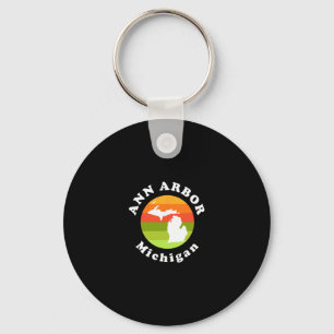 Ann Arbor Michigan Outdoors Sunrise Mi Vacation  Key Ring