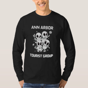 Ann Arbor Native Pride Alien Funny State Tourist S T-Shirt