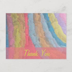 Ann Arbor Pastel Chalk Postcard