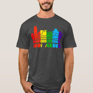 Ann Arbor Pride  Ann Arbor LGBT Gift LGBTQ Support T-Shirt