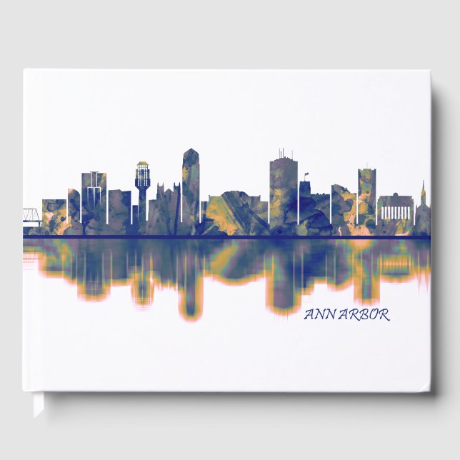 Ann Arbor Skyline Guest Book (Front)