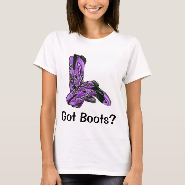 Ann Charles, GOT BOOTS t-shirt (Front)