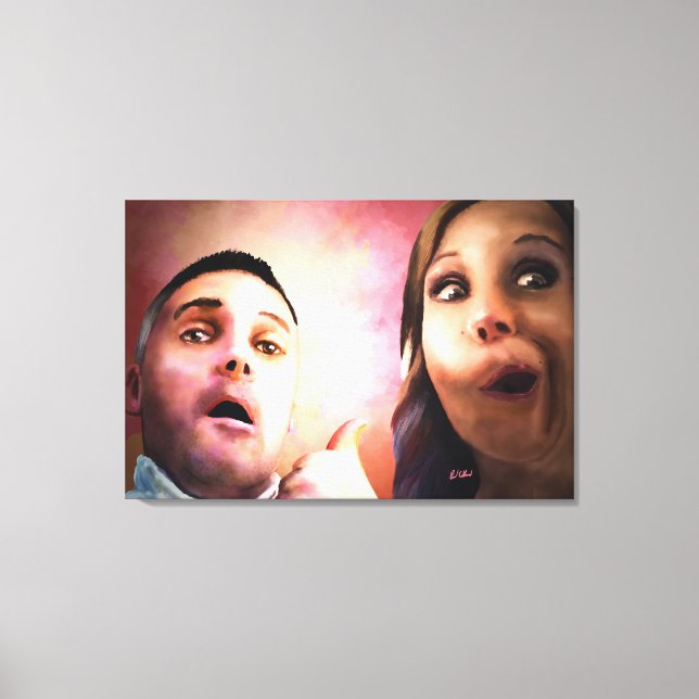 Ann & Dave Canvas Print (Front)