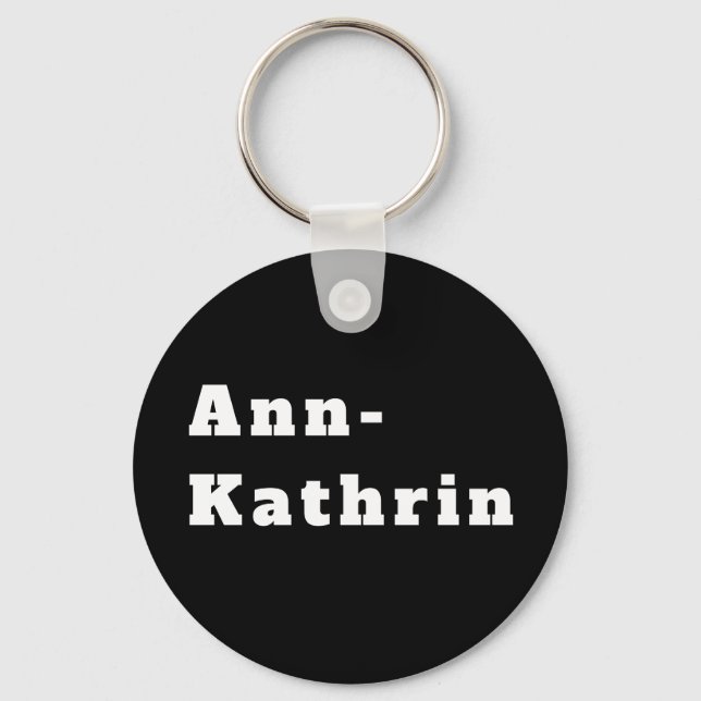 Ann-Kathrin Key Ring (Front)
