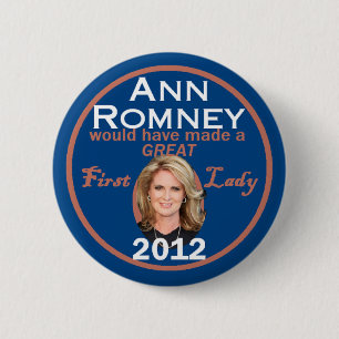 ANN ROMNEY 6 CM ROUND BADGE