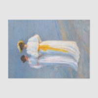Anna Ancher and Marie Krøyer on the beach, Krøyer