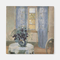 Anna Ancher's Blue Clematis in the Artist's Studio