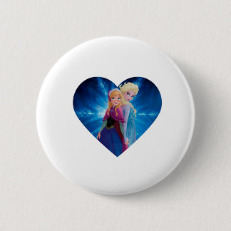 Anna and Elsa Frozen 6 Cm Round Badge