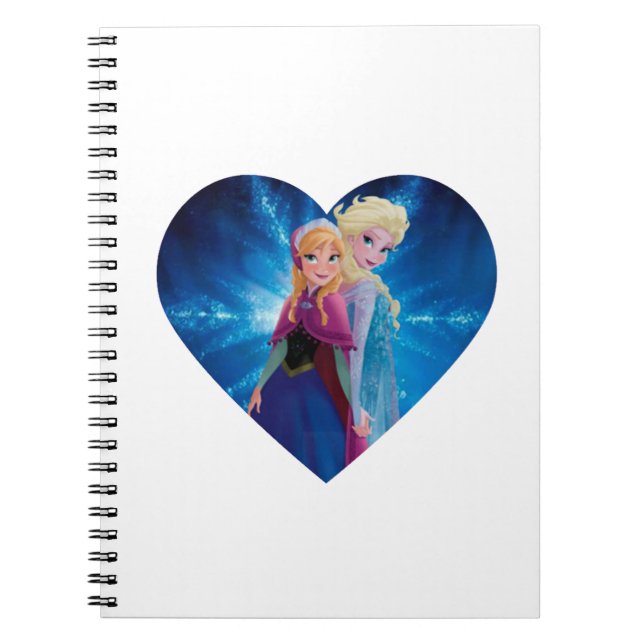 Anna and Elsa Frozen Notebook (Front)