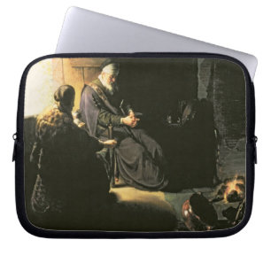 Anna and the Blind Tobit, c.1630 (oil on panel) Laptop Sleeve