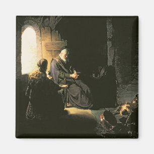 Anna and the Blind Tobit, c.1630 (oil on panel) Magnet