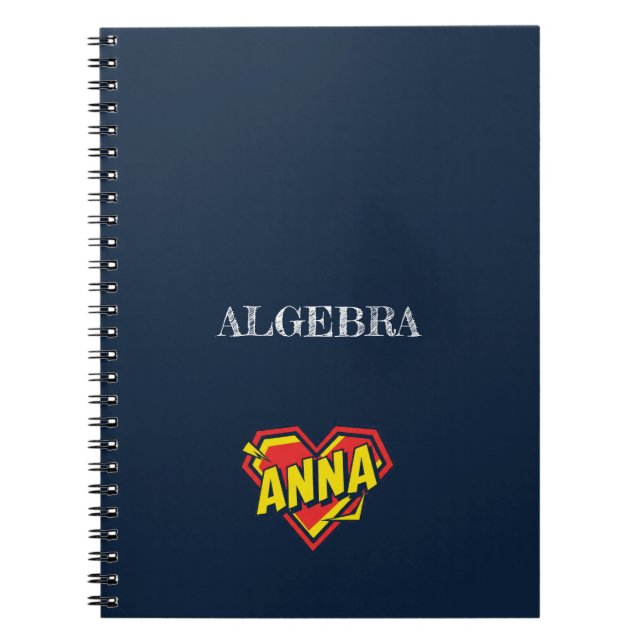 Anna Blue Notebook (Front)