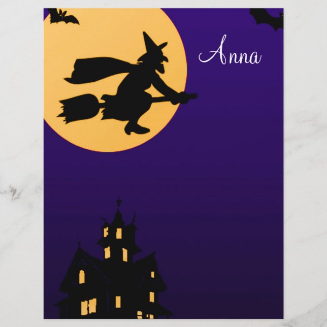 Anna Halloween Letterhead (Front)