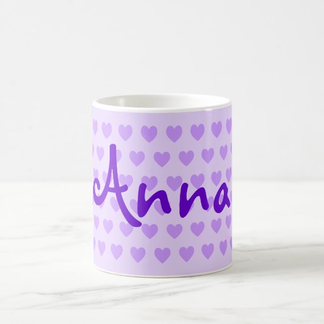 Anna in Purple Coffee Mug (Center)