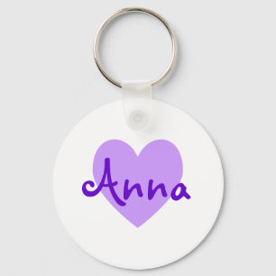 Anna in Purple Key Ring