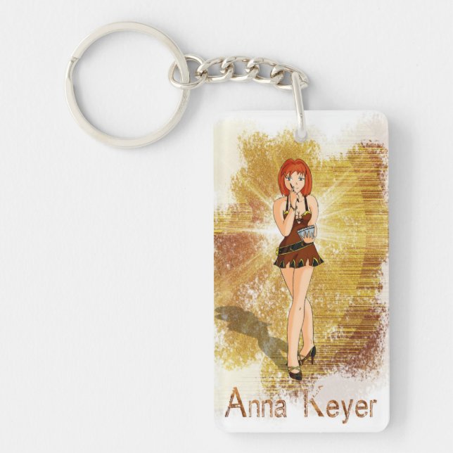 Anna Keyer Journalist Key Ring (Front)