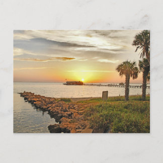 Anna Maria City Pier at Sunrise Postcard