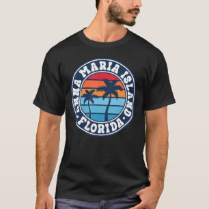 Anna Maria Island Ami Retro Sunset Palm Trees Home T-Shirt