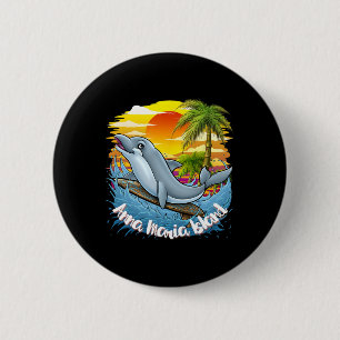 Anna Maria Island Beach Shirt Spring Break Florida 6 Cm Round Badge