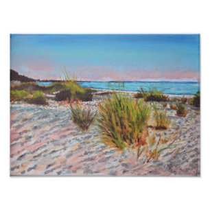 Anna Maria Island, Florida Beach Painting Photo Print